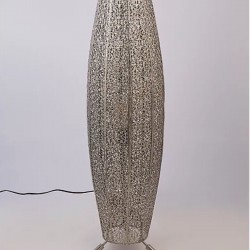 silver moroccan floor lamp