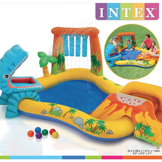 dino pool intex