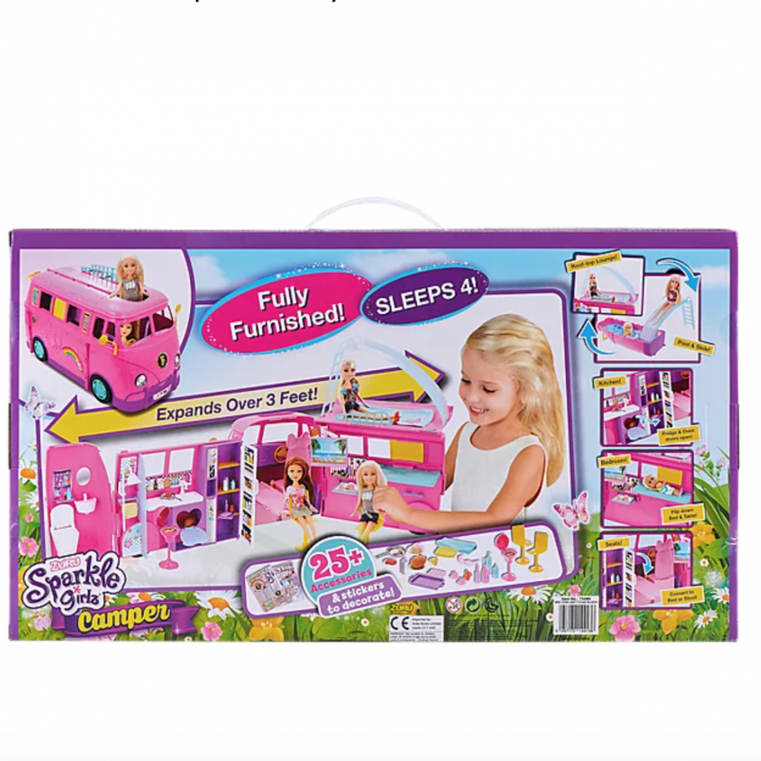 sparkle dolls campervan