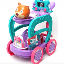 kid connection cleaning trolley playset