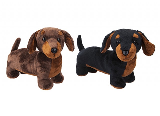 sausage dog cuddly toy